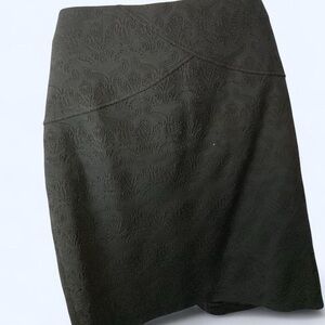 Alfani Dark Grey pencil skirt with paisley print L